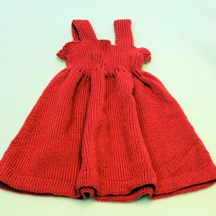 Ruffle Bowknot Cotton Dress