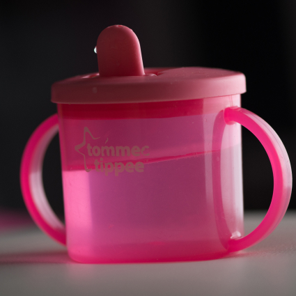 Peek-a-boo Silicone Sippy Leakproof